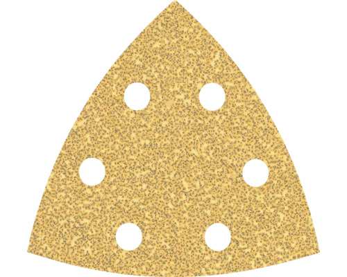 Trojúhelníkový brusný papír s otvory pro odsávání prachu