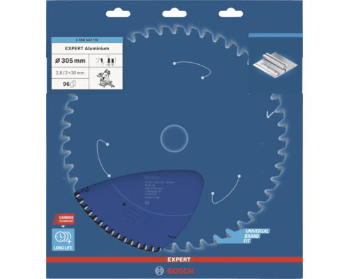 Pilový list Bosch Expert Aluminium, průměr 305 mm, vhodný pro hliník