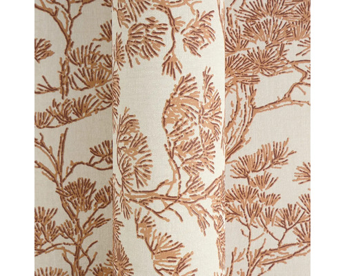 Tapeta se vzorem borovicových větví a jehličí, strukturovaný povrch