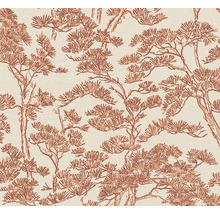 Vliesová tapeta se vzorem borovic