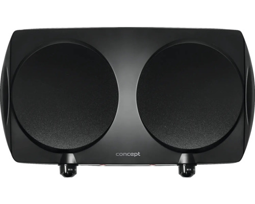 Dvojitá varná deska se dvěma plotýnkami