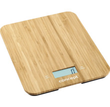 Kuchyňská váha z bambusu s digitálním displejem