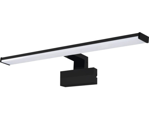 Černé LED nástavné svítidlo pro osvětlení zrcadel