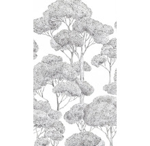 Tapeta se stromy v tužkovém stylu