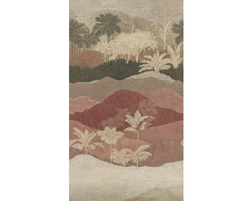 Tapeta s motivem džungle a palmami