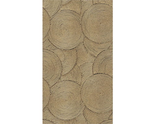 Tapeta se spirálovým vzorem lana v přírodním stylu.