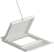 Revizní klapka z kovu s otvorem