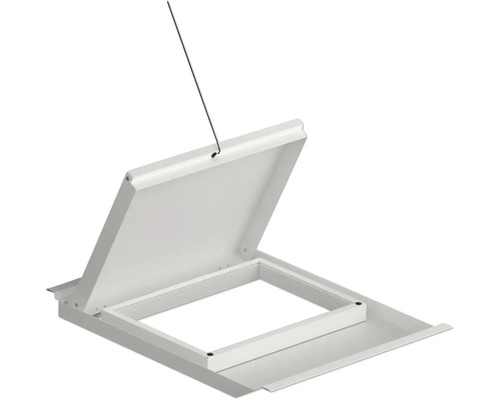 Revizní klapka z kovu s otvorem