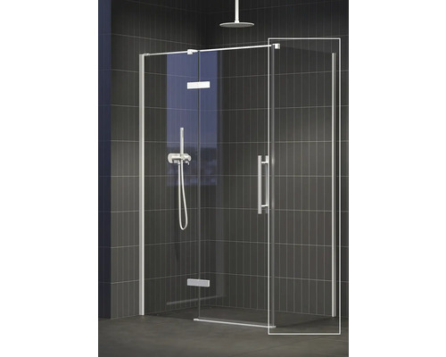 Rohová sprcha se sprchovou armaturou a sprchovou hlavicí