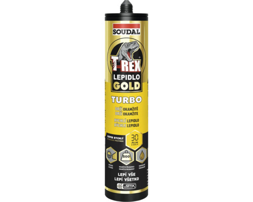 Lepidlo Soudal T-Rex Gold Turbo kartuše