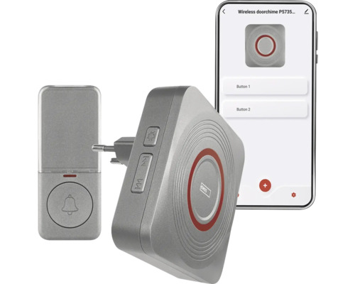 Bezdrátový zvonek EMOS s přijímačem a aplikací pro chytré telefony