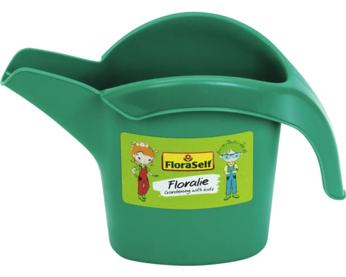 Zelená dětská konev FloraSelf Floralie z plastu.