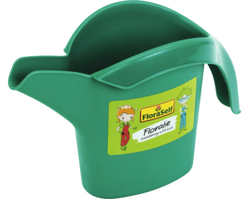Zelená dětská plastová konev FloraSelf Floralie.
