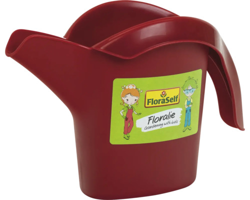 Červená dětská plastová konev FloraSelf