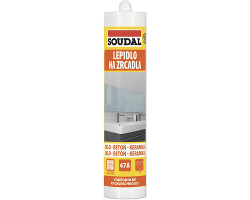 Soudal lepidlo na zrcadla pro sklo, beton a keramiku