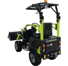 Minidumper Zipper s nakládací lopatou, pohled zepředu