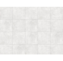 Vzor dlaždic s čtvercovými, světlými keramickými dlaždicemi