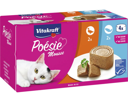 Vitakraft Poésie Mousse krmivo pro kočky, multibalení