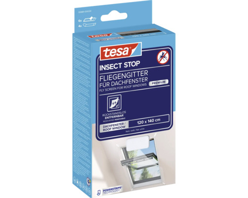 Tesa síť proti hmyzu do střešních oken, rozměr 120 x 140 cm