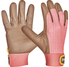 Zahradní rukavice z kůže a textilu