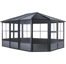 Zahradní altán se střechou a bočními stěnami