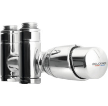 Radiátorový ventil z kovu s logem Bruckner