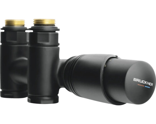 Rohová připojovací armatura radiátoru Bruckner