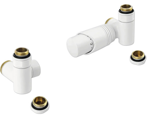 Termostat a ventily k radiátoru pro instalaci topení