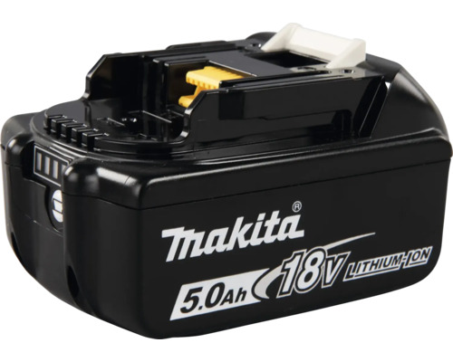 Akumulátor Makita 18 Voltů Lithium-iontový s kapacitou 5,0 Ampérhodin