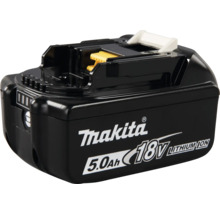 Lithium-iontový akumulátor Makita 18 voltů s kapacitou 5,0 ampérhodin.