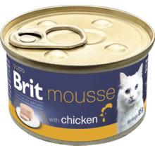 Brit Mousse krmivo pro kočky s kuřecím masem v konzervě