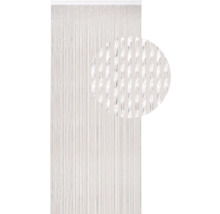 Dekorační šály se šňůrkovým závěsem a zvětšením materiálu šňůrky