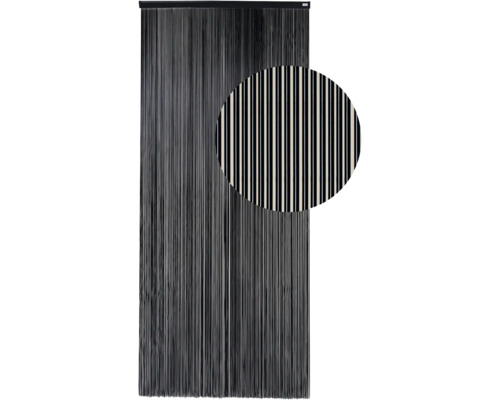 Dekorativní šňůrový závěs s lamelami