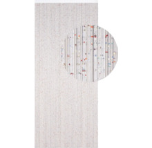 Dekorativní deska s vertikálními pruhy a barevnými skvrnami