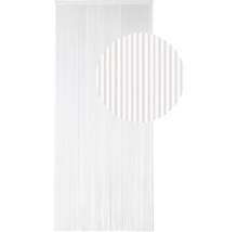 Dekorační závěs s vlákny a detailním pohledem