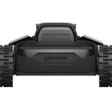 Robotická sekačka Navimow s pásovým pohonem, pohled zezadu