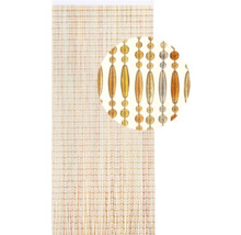 Korálkový závěs se zlatými a stříbrnými akcenty