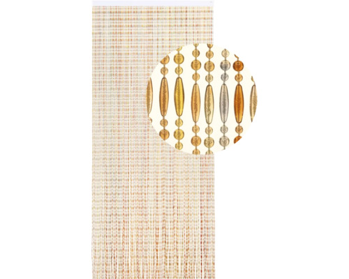 Korálkový závěs se zlatými a stříbrnými akcenty