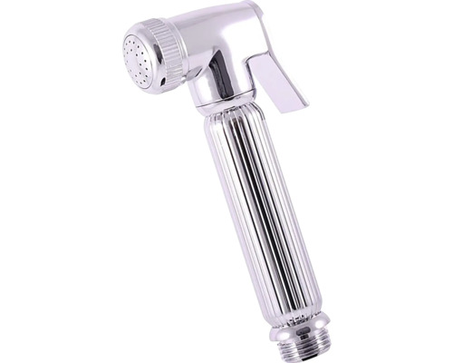 Bidetová ruční sprcha z kovu s rukojetí a sprchovou hlavicí