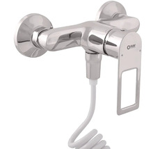 Nástěnná sprchová baterie se sprchovou hadicí a logem RAV Slovenia