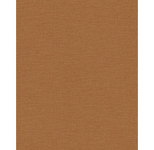 Tapeta s jemnou horizontální strukturou v terakotové barvě.