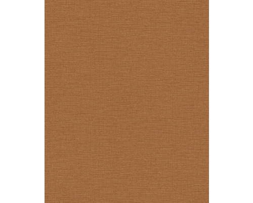 Tapeta s jemnou horizontální strukturou v terakotové barvě.