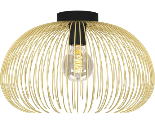 Závěsné svítidlo z kovových lamel se žárovkou