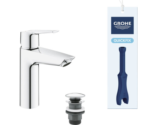Grohe Start Jednopáková umyvadlová baterie se sadou odtokové armatury s táhlem a QuickFix