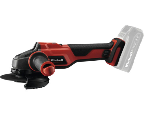 Akumulátorová úhlová bruska Einhell s brusným kotoučem a akumulátorem