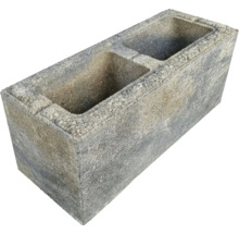 Obdélníková betonová tvárnice pro výsadbu se dvěma komorami pro zahradní a krajinné úpravy.