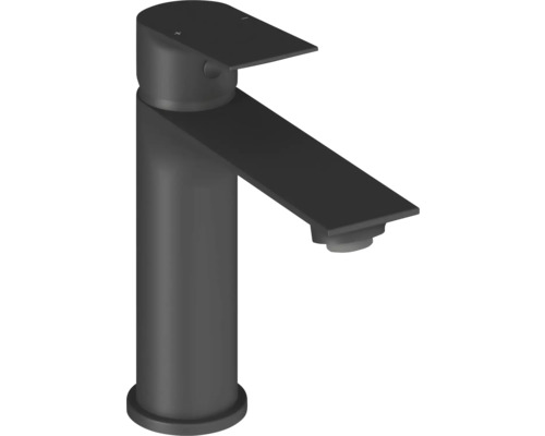 Umyvadlová baterie páková RAVAK Plan černá X070512 Moderní umyvadlová baterie v černé matné barvě, páková baterie s plochým výtokem do koupelny.