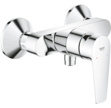 Nástěnná jednopáková sprchová baterie Grohe v chromu, Grohe Logo.