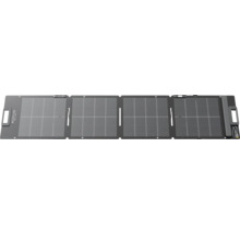 Přenosný skládací solární panel EcoFlow se čtyřmi segmenty a integrovanými rukojeťmi pro mobilní napájení.