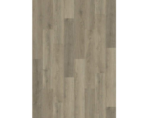Laminátová nebo vinylová podlaha s dubovým dekorem, viditelnou kresbou dřeva a suky, design prken.